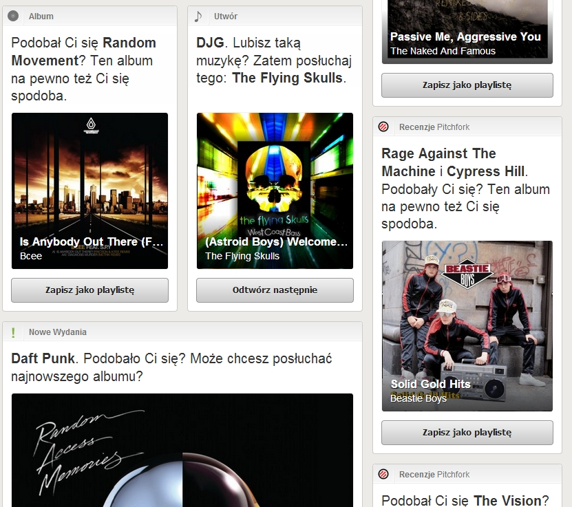 spotify rekomendacje
