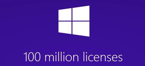 100 milionów licencji Windows 8