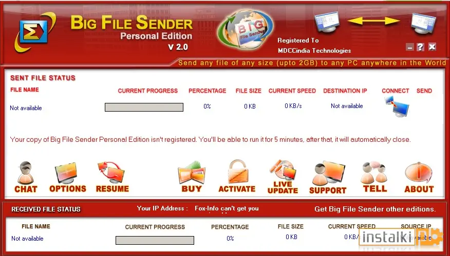 Big File Sender Personal Edition