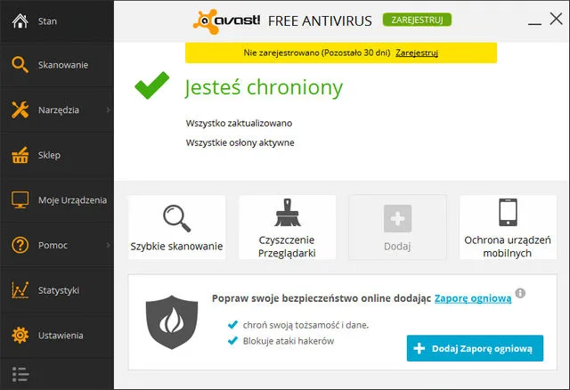 Okno główne programu