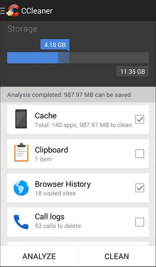 CCleaner Android Beta