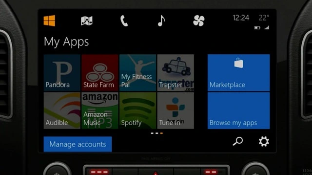 Windows 8 w samochodzie