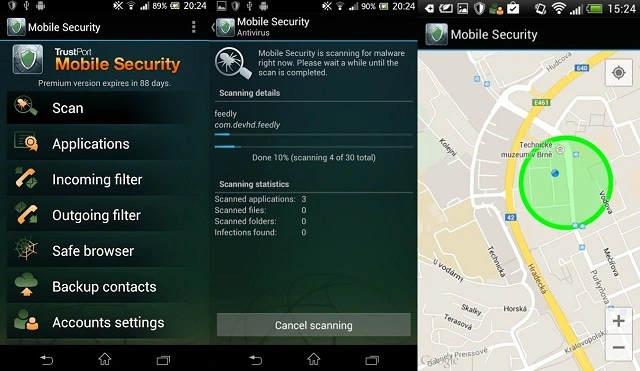 trustport mobile security