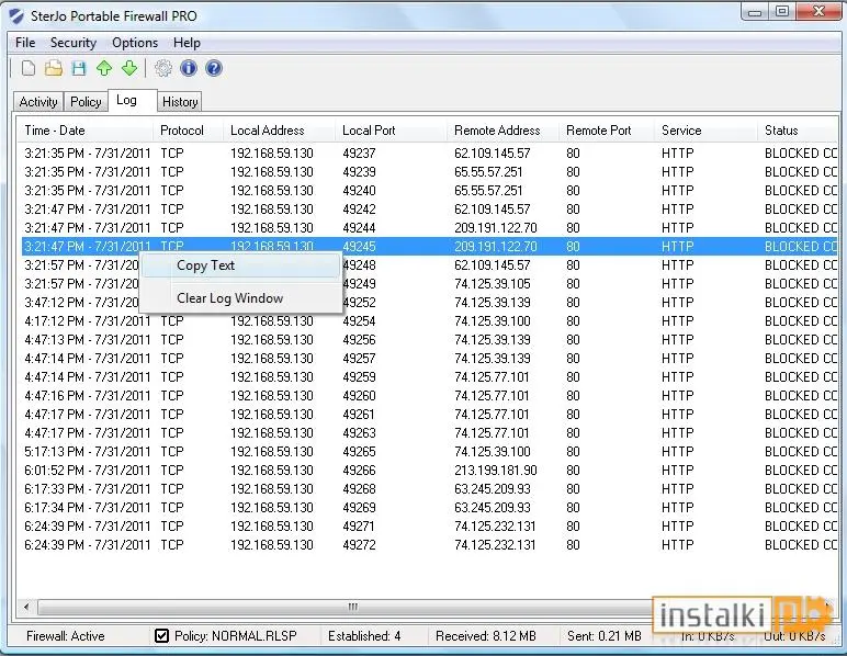 Okladka SterJo Portable Firewall Free