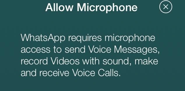whatsapp iphone voice calling