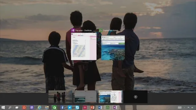 Windows 10 Wiele pulpitów