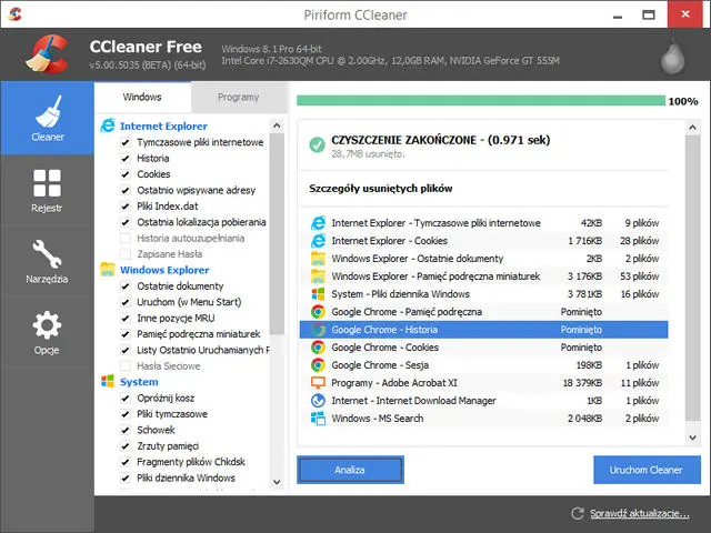 CCleaner v5.0