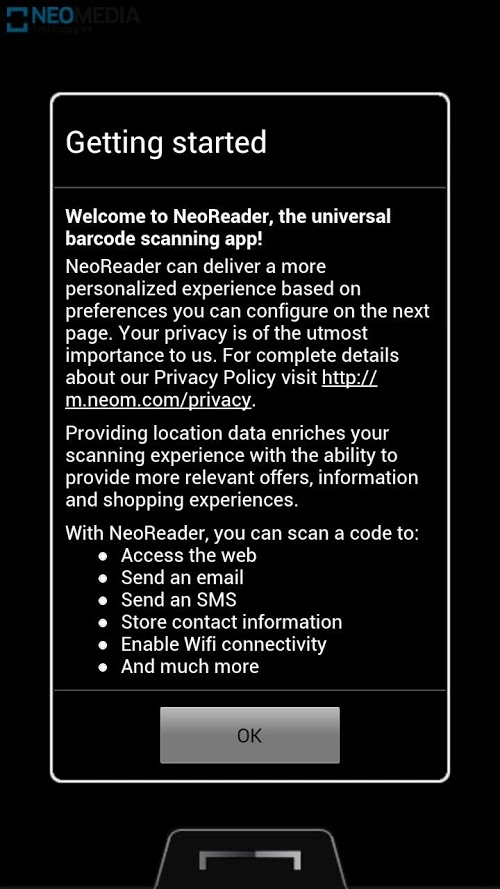 NeoReader QR & Barcode Scanner - Zakupy - download - instalki.pl