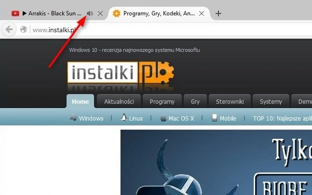firefox sound indicator