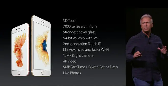 iPhone 6s specyfikacja
