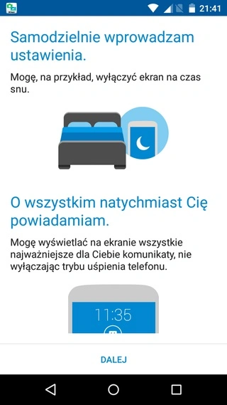 Moto G 2015 Ustawienia profili