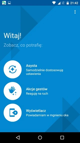 Moto G 2015 Konfiguracja asystenta