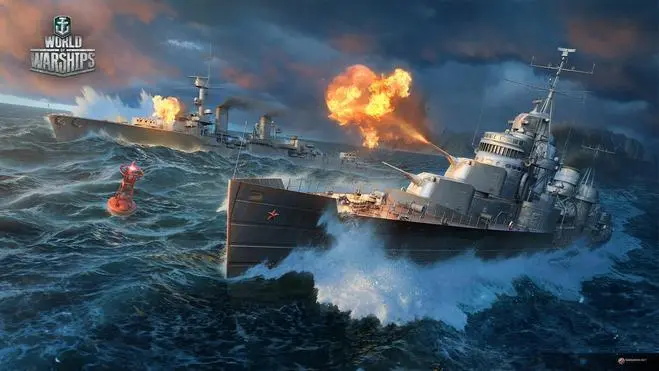 WoWS Artwork German Soviet Vessels