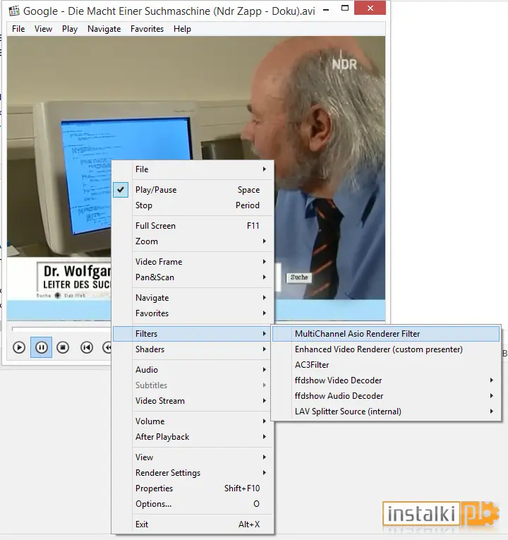 Multichannel ASIO DirectShow Renderer