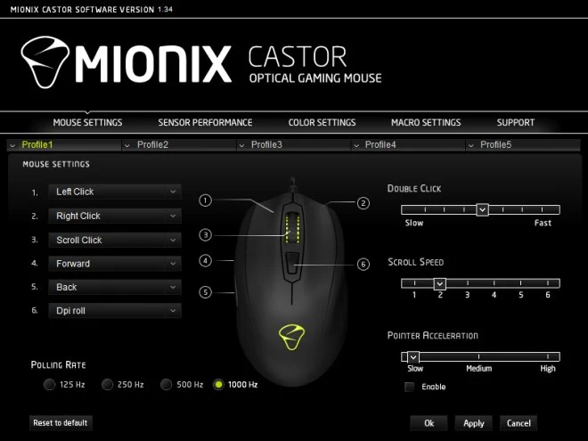 mionix castor oprogramowanie