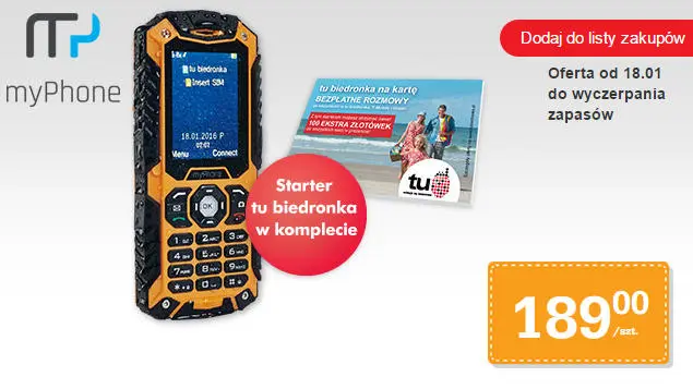 Telefon myPhone HAMMER PLUS