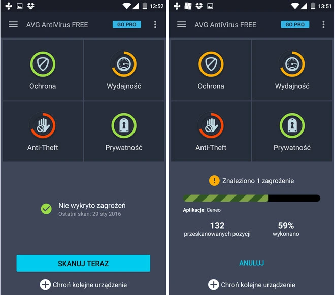 AVG antivirus android