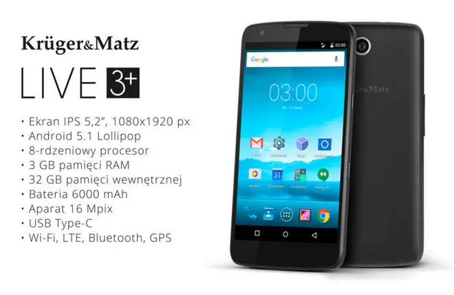 Kruger Matz LIVE 3 parametry