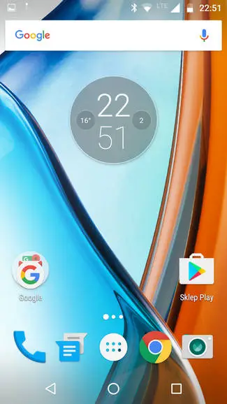 Moto G4 ekran