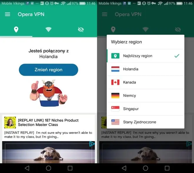 opera vpn