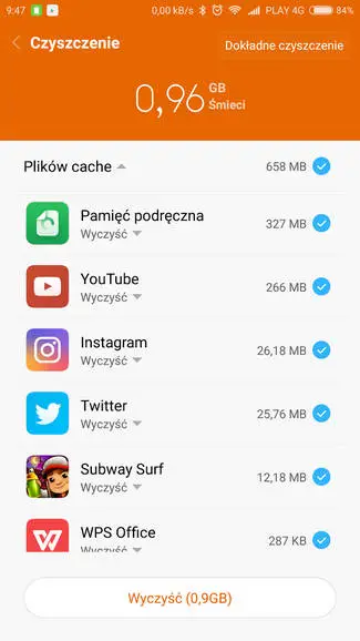 Mi 5s czyszczenie