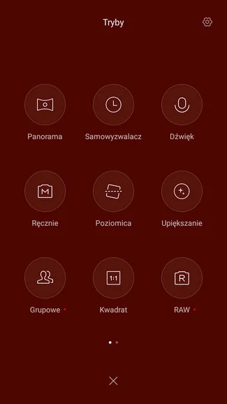 Mi 5s tryby aparatu