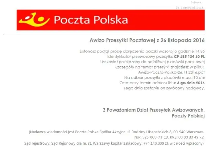 mail poczta polska