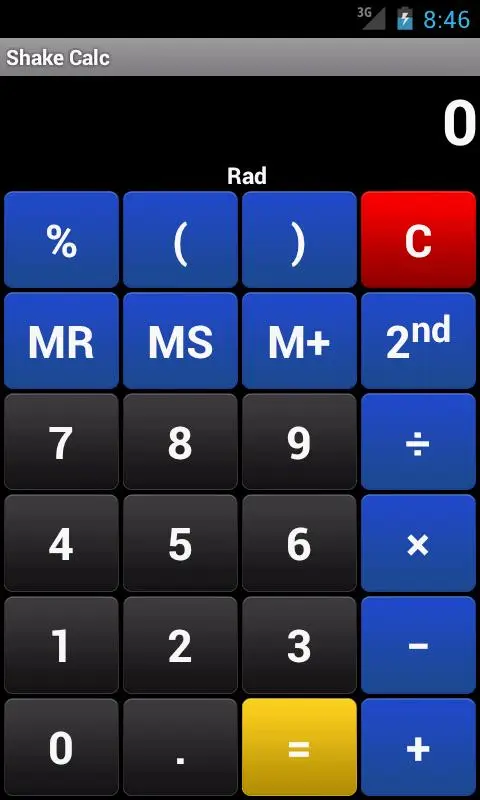 Shake Calc – Kalkulator