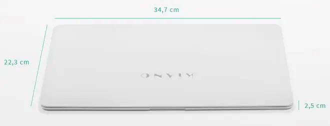 Kiano SlimNote Wymiary