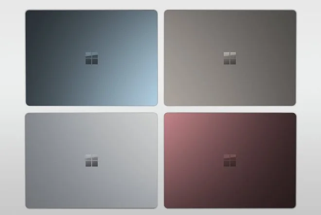 Surface Laptop Kolory