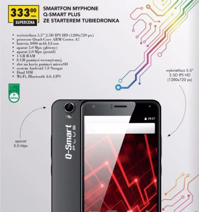 myPhone Q-Smart Plus Biedronka