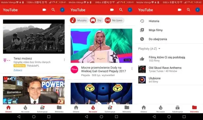 youtube android ui