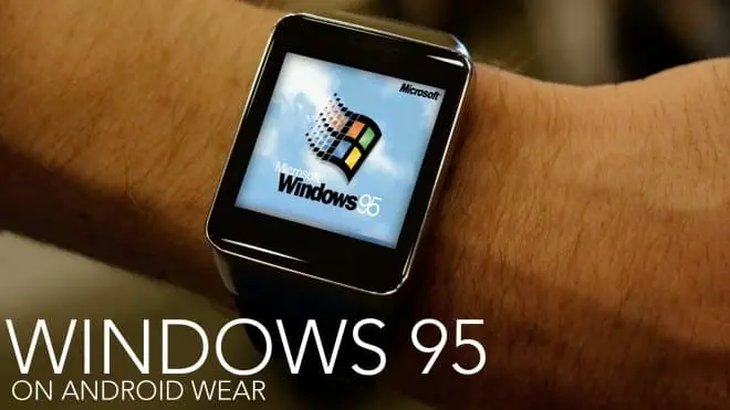 windows 95 zegarek