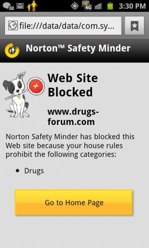 Norton Safety Minder: Mobile Edition