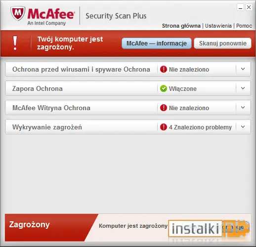 McAfee Security Scan Plus 3.11.1137.1 - Windows - download - instalki.pl