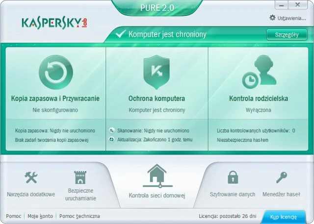 Kaspersky PURE 2.0