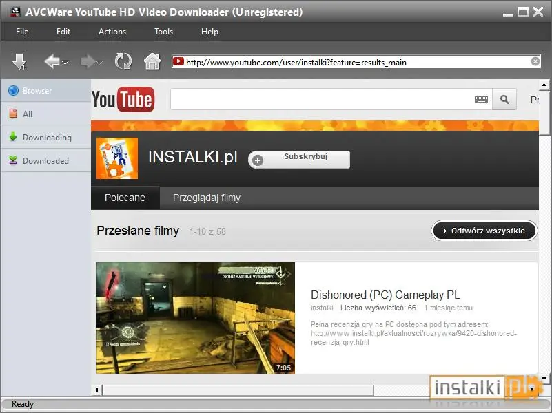 AVCWare YouTube HD Video Downloader
