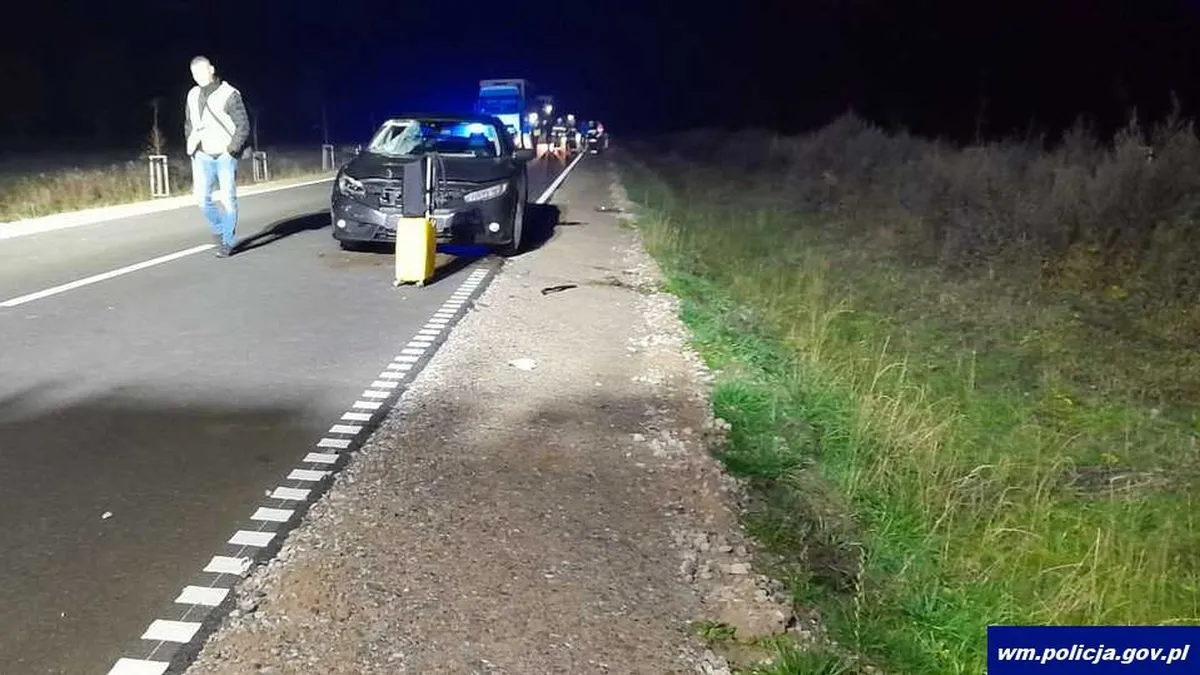 14-latka kręciła tiktoki na drodze wojewódzkiej. Wjechała pod samochód