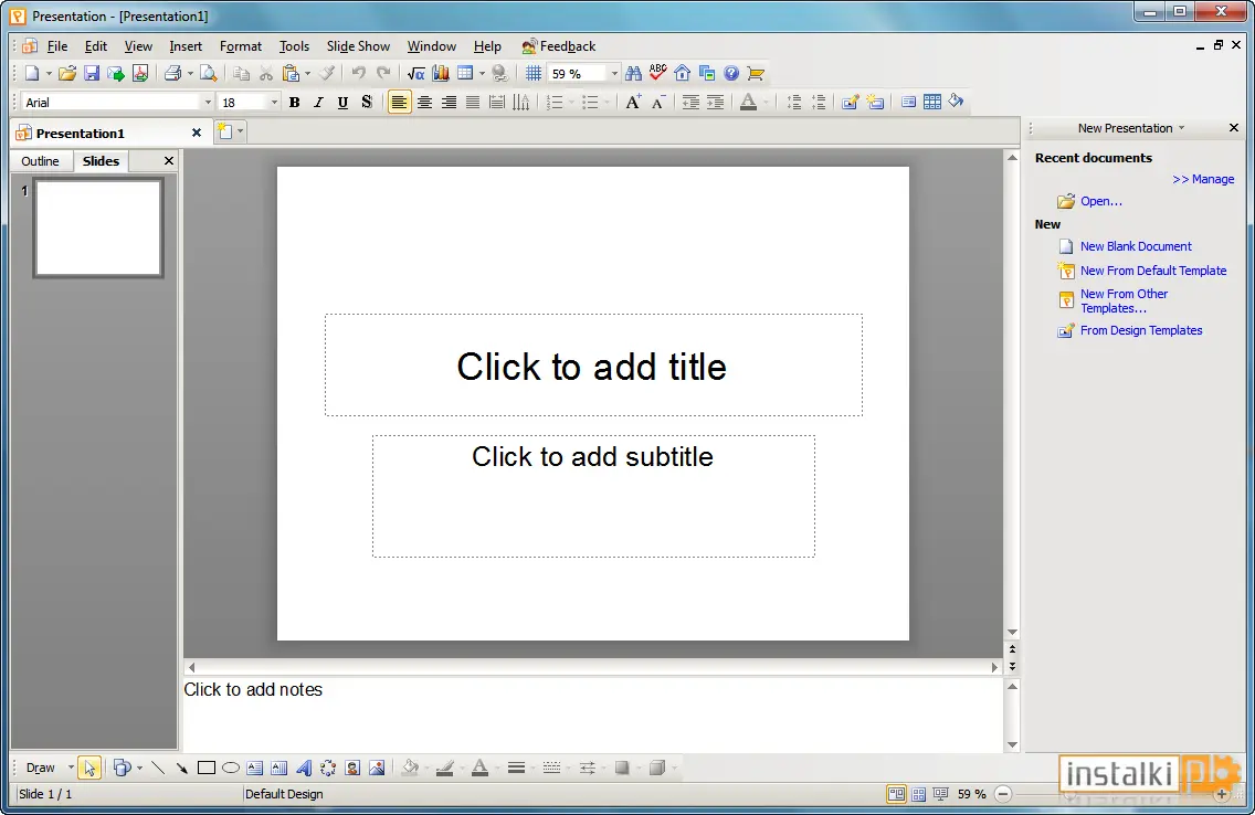 Kingsoft Presentation Free 2013