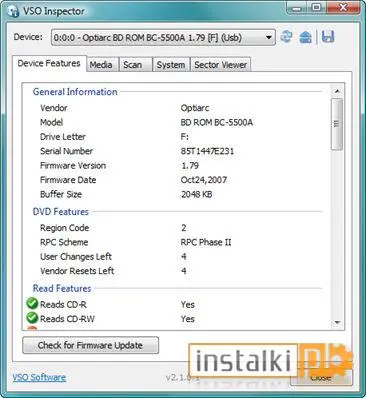 VSO Inspector