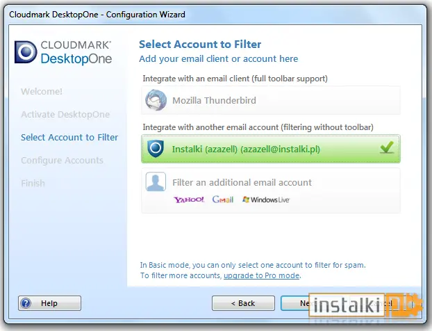 Cloudmark Desktop Cloudmark DesktopOne 1.9 - Windows - download - instalki.pl