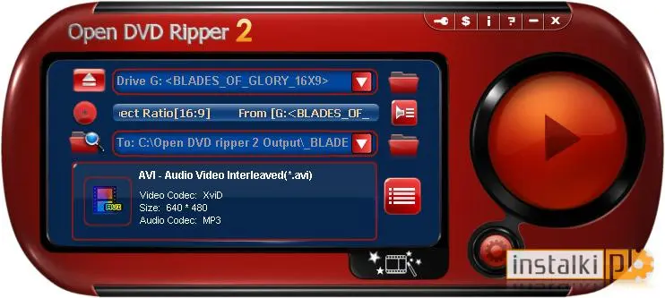 Open DVD ripper