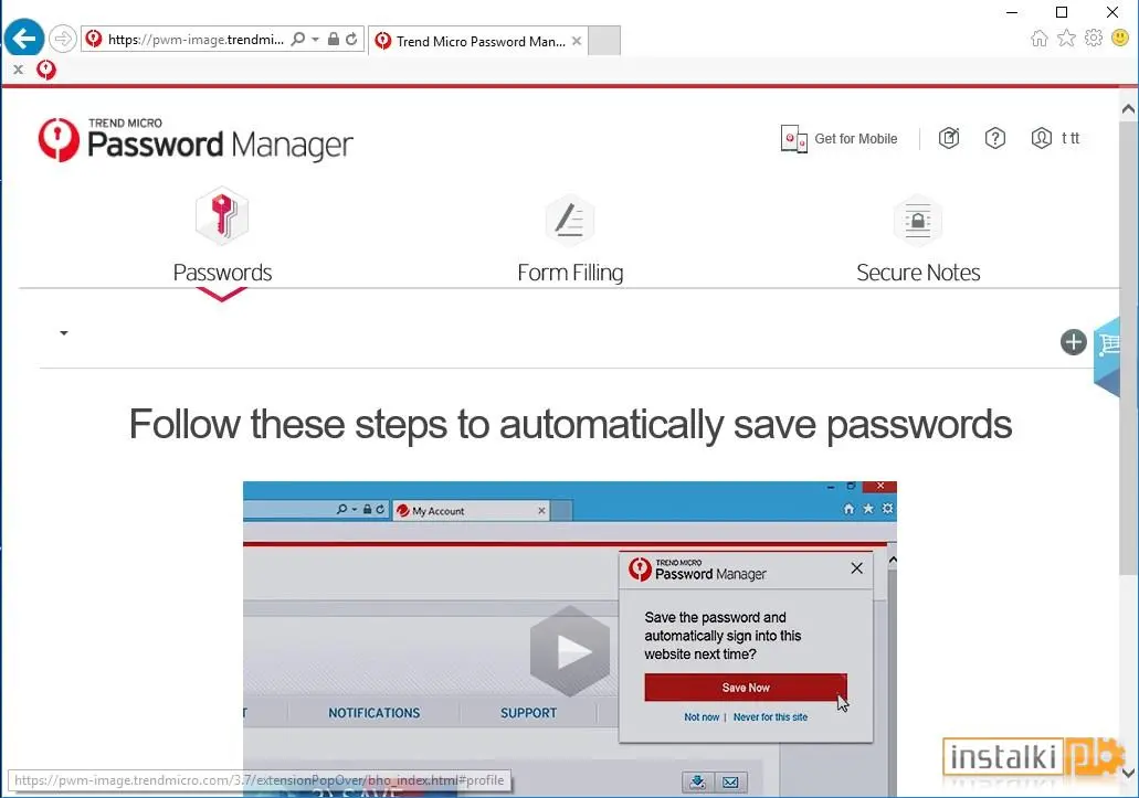 Okladka Trend Micro Password Manager