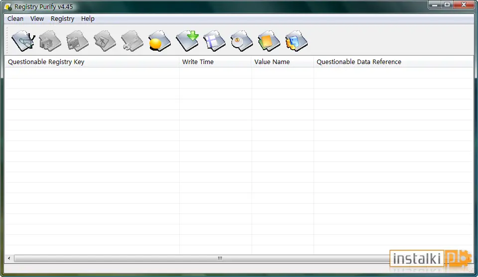 Okladka Registry Purify