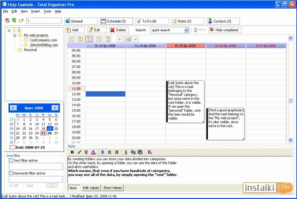 Okladka Total Organizer