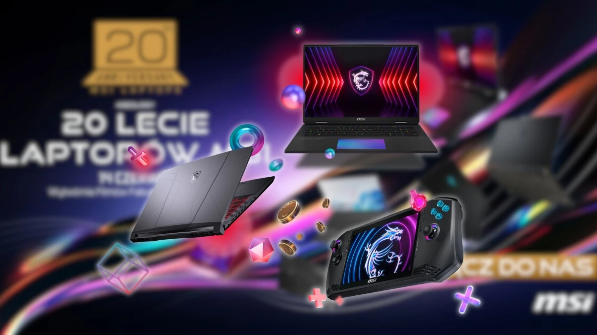 20 lat laptopów MSI. Zaproszenie na imprezę z nagrodami