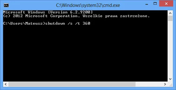 Opóźnione wyłączanie Windowsa