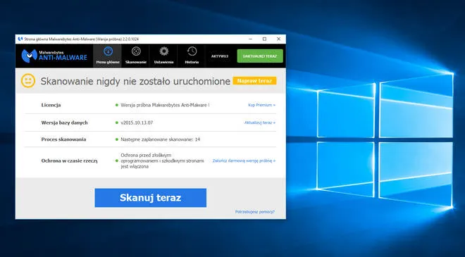 Malwarebytes Anti-Malware otrzymuje pełne wsparcie dla Windows 10