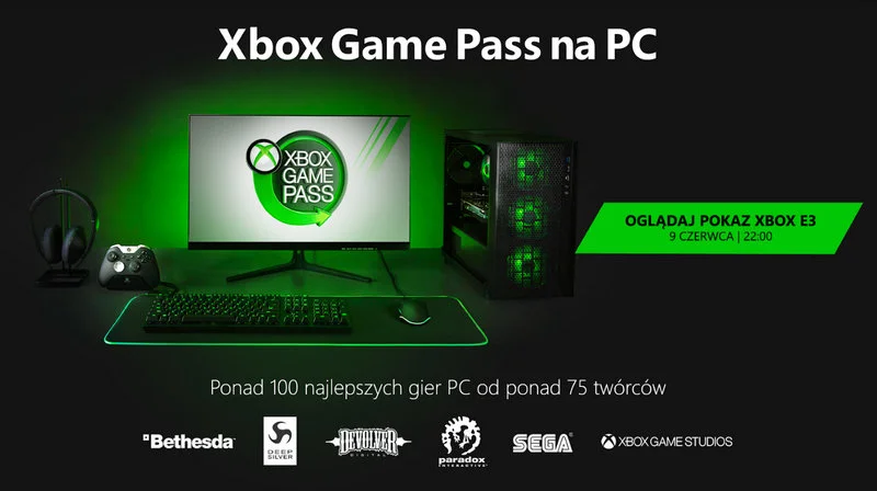 Microsoft wprowadzi usługę Xbox Game Pass na komputery PC z systemem Windows 10