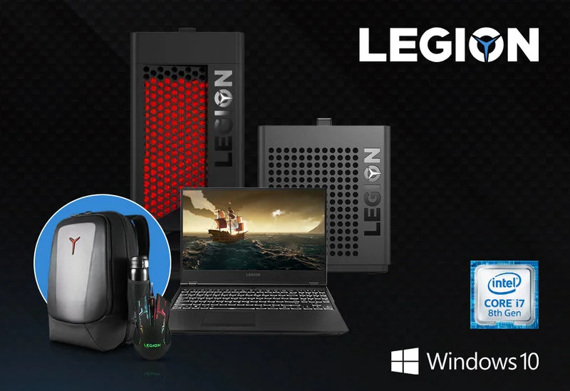 Gamingowe akcesoria w prezencie przy zakupie komputera lub laptopa Lenovo Legion